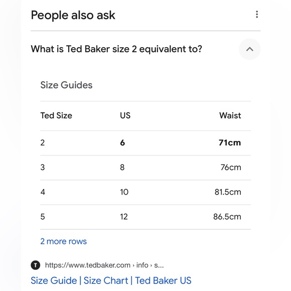 Ted Baker Floral Skirt size US6 - Picture 4 of 4